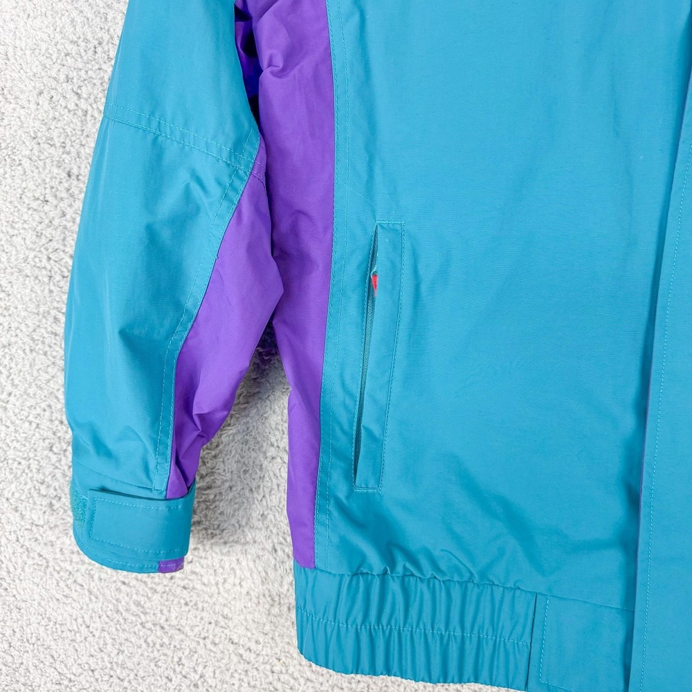 Columbia Bugaboo Omni-Tech Jacket Mens Medium Blue Ski Coat Waterproof Shell - Picture 7 of 15